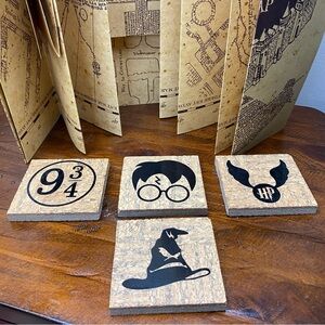 Harry Potter Hogwarts Coaster set